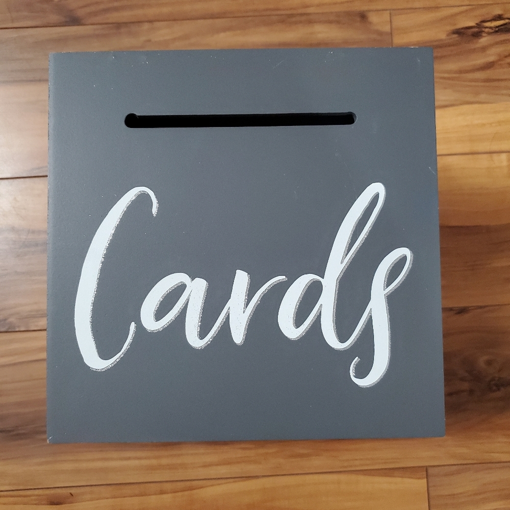 Glitter cards box